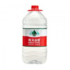 农夫山泉 饮用天然水 透明装 4LX6桶 整箱