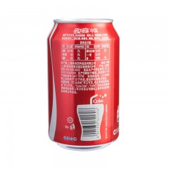 可口可乐 碳酸饮料 拉罐 330mlX24罐