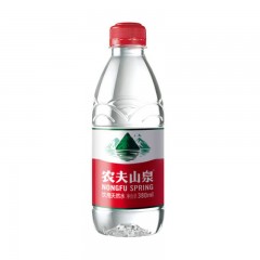 农夫山泉 饮用天然水 瓶装 380mlX24瓶 整箱