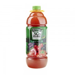 农夫山泉 农夫果园30%混合果蔬 番茄+草莓+樱桃李+葡萄黑加伦 番茄味 1.8LX6瓶 整箱装 3瓶1份起送