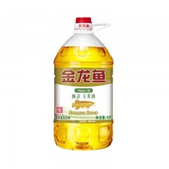 金龙鱼 食用油 非转基因 压榨 一级 纯正玉米油 4L