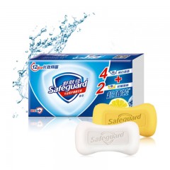 舒肤佳香皂超值6块装 （温和清洁 长效抑菌） 纯白4＋柠檬2