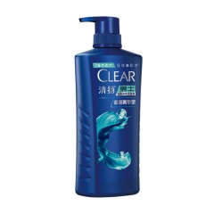 清扬(CLEAR) 洗发水 男士去屑洗发露 海藻菁萃型 500g(去屑净透) (洗发露) (无硅油) (新老包装随机发)