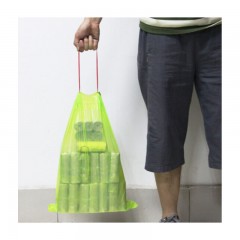 云蕾 自动收口加厚垃圾袋 120个 4550cm 垃圾桶袋 手提式纸篓袋 塑料袋 19345