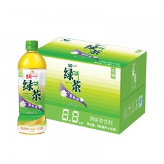 统一 绿茶 茶饮料 500mlX15瓶 整箱装