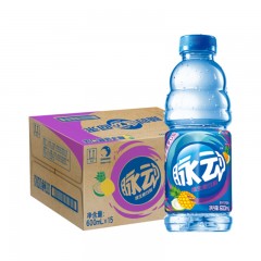 脉动（Mizone）椰子菠萝味 热带混搭低糖维生素运动功能饮料 600ml X15瓶 整箱装（新老包装随机发货）