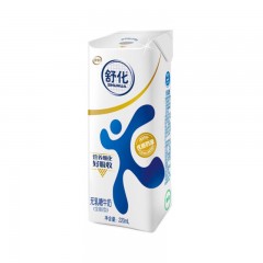 伊利 舒化无乳糖牛奶 全脂型 220mlX12盒