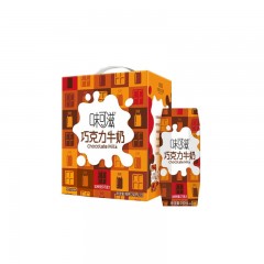 伊利 味可滋 比利时巧克力牛奶 240mlX12盒 整箱装