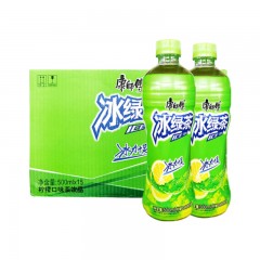 康师傅 冰绿茶 柠檬味 果味饮料 500mlX15瓶 整箱装