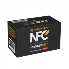 农夫山泉 NFC果汁饮料 100%NFC橙汁 300mlX24瓶 整箱装