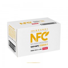 农夫山泉 NFC果汁饮料 100%NFC芒果混合汁 300mlX24瓶 整箱装