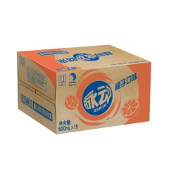 脉动（Mizone）橘子味 低糖维生素运动功能饮料 600mlX15瓶 整箱装（新老包装随机发货)