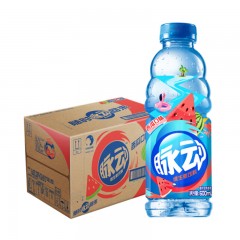 脉动（Mizone）西瓜口味 网红低糖维生素运动功能饮料 600ml 15瓶 整箱装
