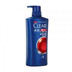 清扬(CLEAR) 洗发水 男士去屑洗发露 多效水润 养护型 500g) (氨基酸洗发) (新老包装随机发）