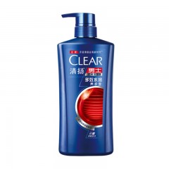 清扬(CLEAR) 洗发水 男士去屑洗发露 多效水润 养护型 500g) (氨基酸洗发) (新老包装随机发）