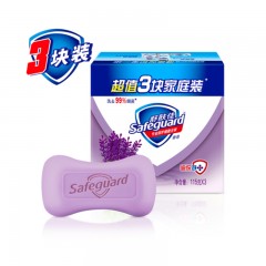 舒肤佳 香皂 薰衣草舒缓呵护 115gX3 (抑菌99.9% 温和洁净 天然植物皂基 新老包装随机发货)