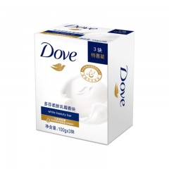 多芬(DOVE) 香皂 柔肤乳霜香块 100gx3