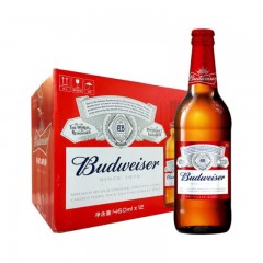 Budweiser百威啤酒 经典小麦醇香啤酒 大瓶装 460mlX12 整箱