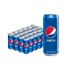 百事可乐 Pepsi 汽水 碳酸饮料 细长罐 百事出品 330mlX24听 整箱装