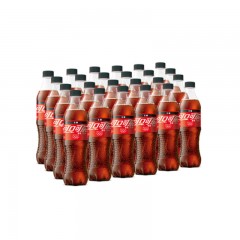 可口可乐 零度 无糖零卡 汽水 碳酸饮料 可口可乐公司出品 500mlX24瓶 整箱装  新老包装随机发货