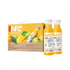 农夫山泉 NFC果汁饮料 100%NFC芒果混合汁 300mlX10瓶 礼盒
