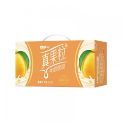 蒙牛（MENGNIU） 真果粒牛奶 黄桃果粒 250gX12盒