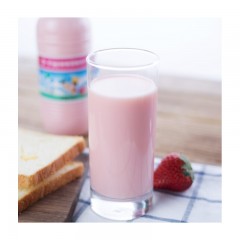 李子园 草莓 甜牛奶 饮料 学生奶 儿童营养早餐 风味乳饮品 450mlX12瓶 整箱装