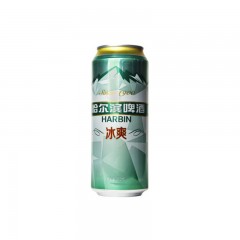 哈尔滨啤酒 冰爽 9°麦香 国产 聚餐酒 哈尔滨啤酒 冰爽 500mlX12罐 整箱装