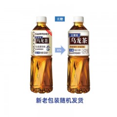 三得利（Suntory）乌龙茶 无糖0脂 低糖茶饮料 500mlX18瓶 整箱装