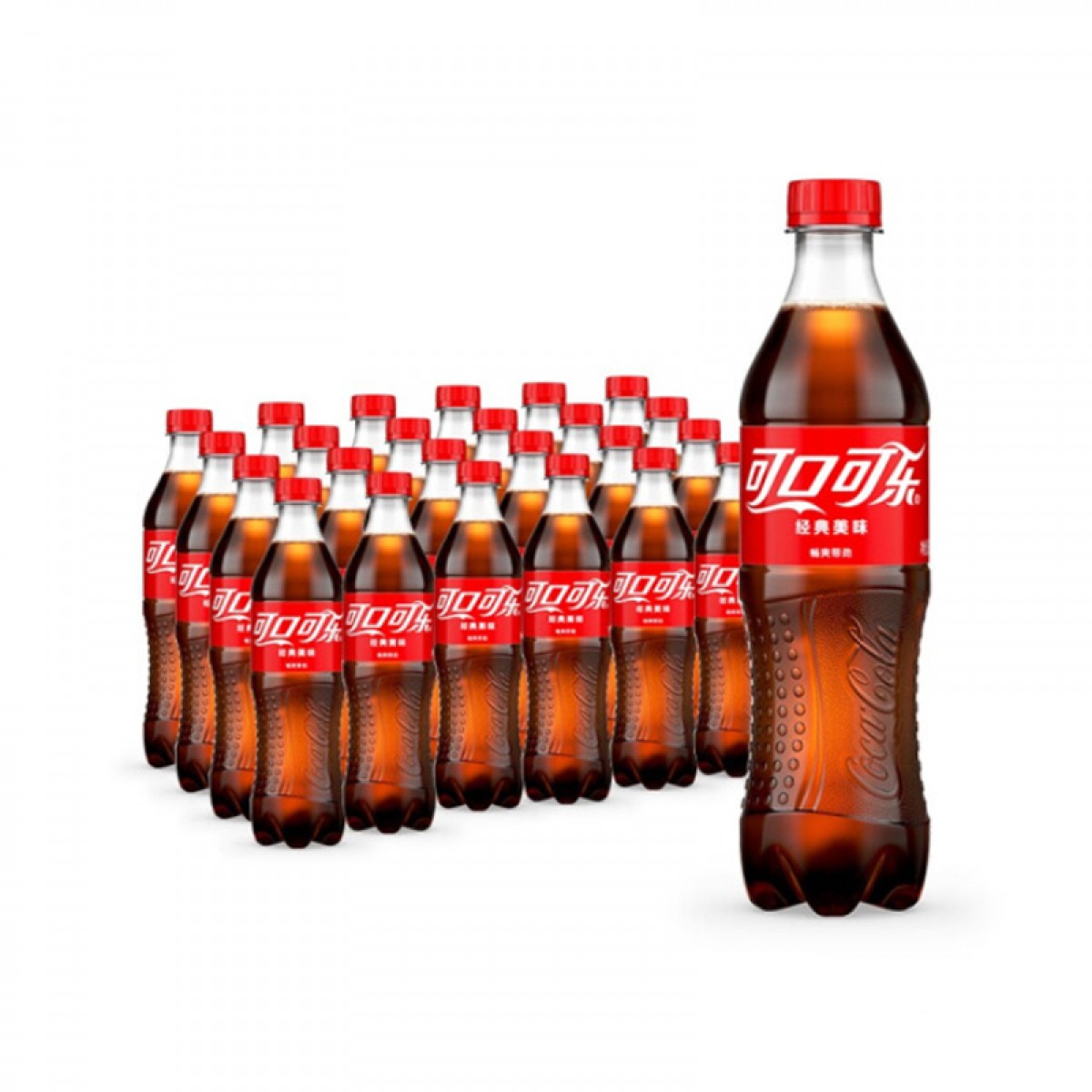 可口可乐（Coca-Cola）Coca-Cola 碳酸饮料 500mlX24瓶 新老包装随机发货
